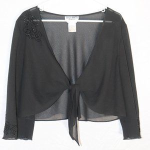 2 PC BLACK DRESS SIZE 20 W DRESS AND JACKET